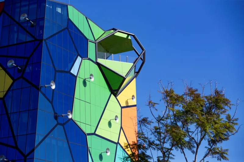 HOTA Gallery, Gold Coast: curved sculptural facade by Cladding Creations