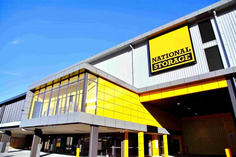National Storage, facade detail