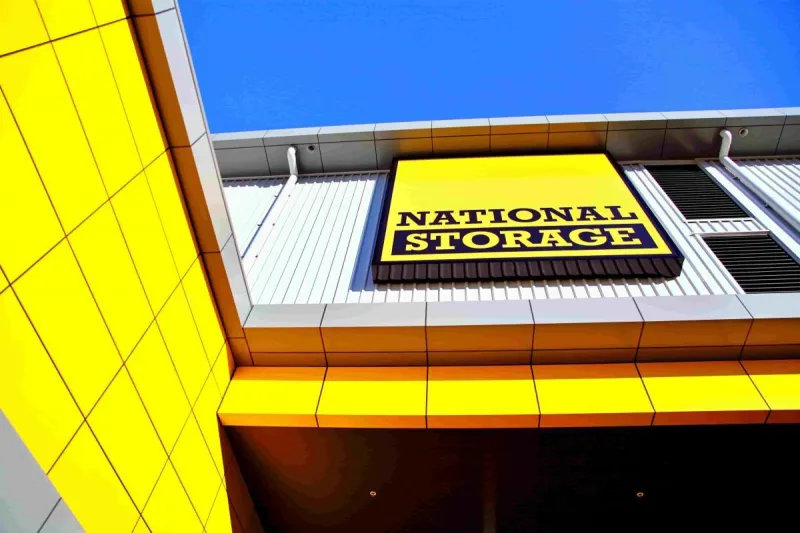 National Storage, facade detail