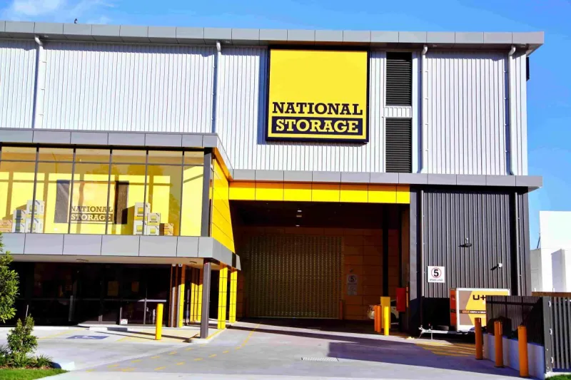 National Storage, facade detail