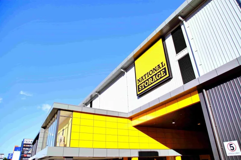 National Storage, facade detail