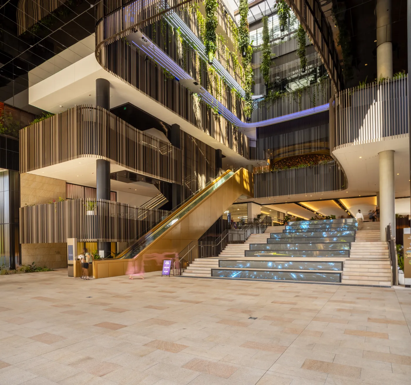 Queens Wharf, Brisbane: solid aluminium facade detail by Cladding Creations